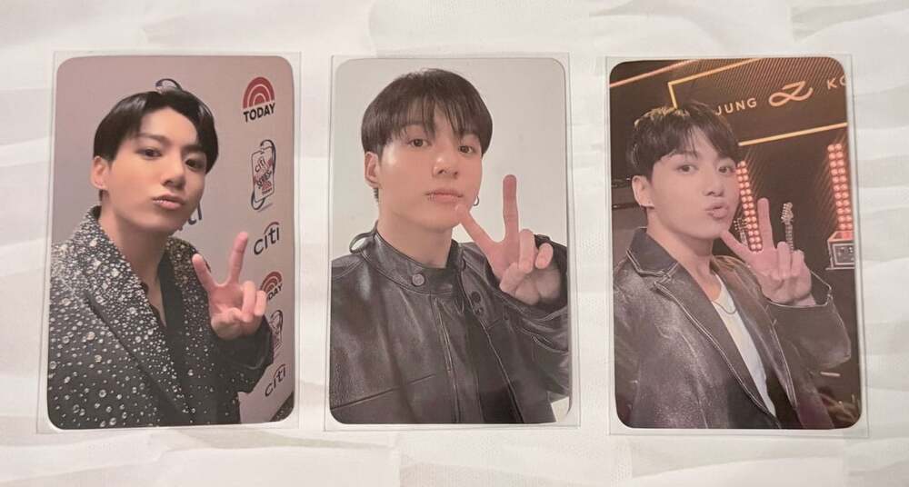 BTS Jungkook GOLDEN M2U Lucky Draw R2 Photocard Set 3 Official JK